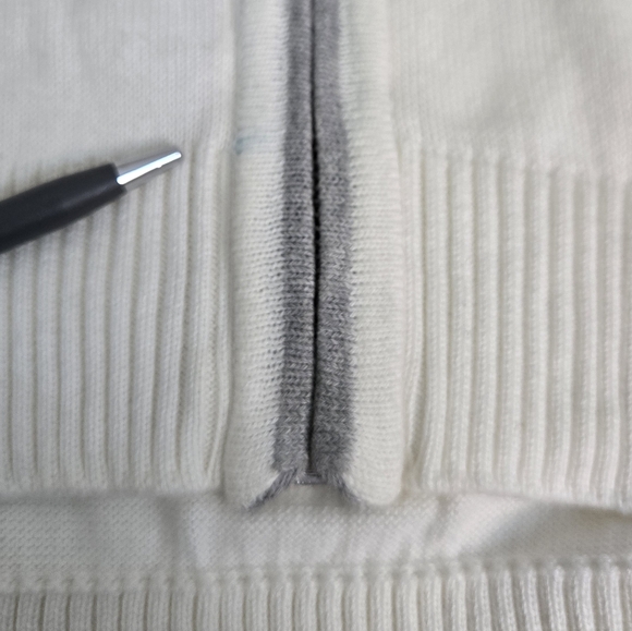 ENERGIE Men's Cream Cotton Zip-Up Sweater, Size XXL* (L/XL) ~ NWT - Picture 13 of 13